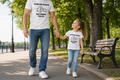 Matching Shirt Set Best Friends For Life Vater und Tochter — Bild 1