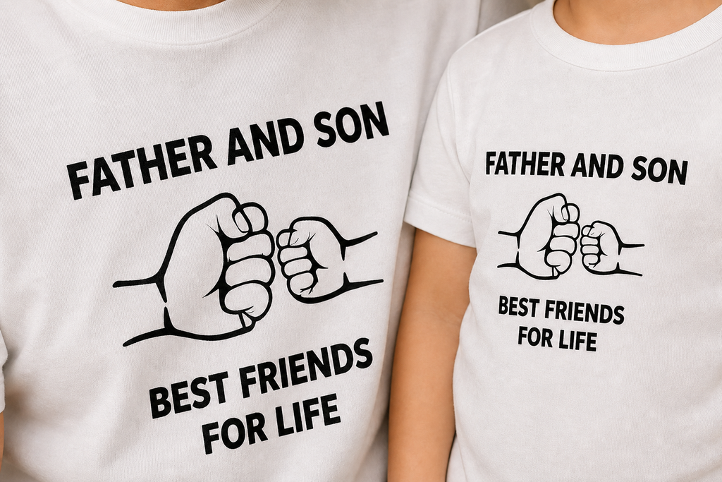 Matching Shirt Set Best Friends For Life Vater und Sohn — Product Detail