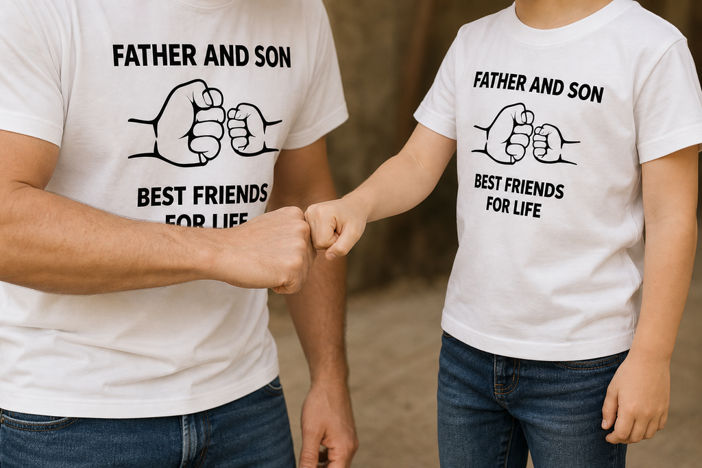 Matching Shirt Set Best Friends For Life Vater und Sohn — Relationship