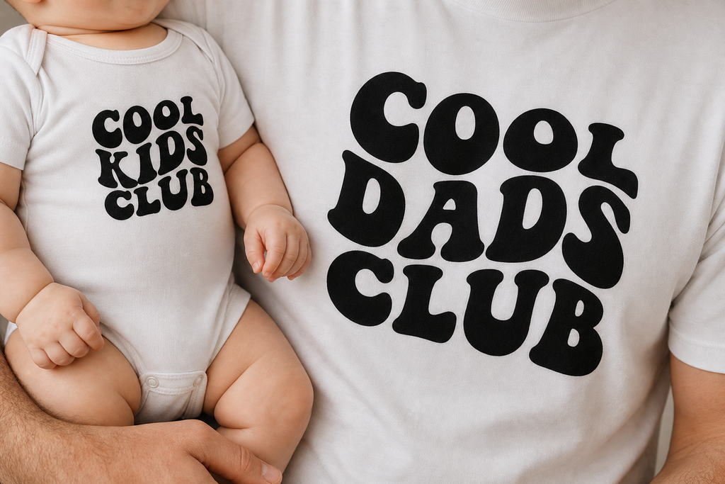 Matching Shirt Set Dads Club Kids Club Vater und Sohn — Product Detail