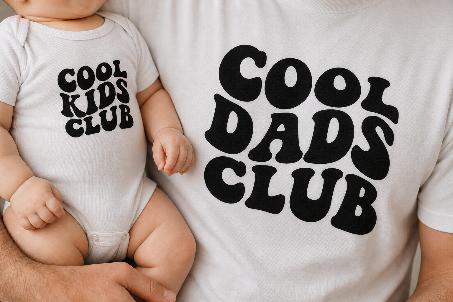 Matching Shirt Set Dads Club Kids Club Vater und Sohn — Product Detail