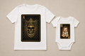 Matching Shirt Set The King The Prince Vater und Sohn — Product Hero