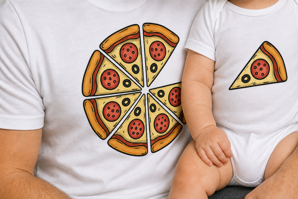 Matching Shirt Set Pizzaslice Vater und Kind — Product Detail