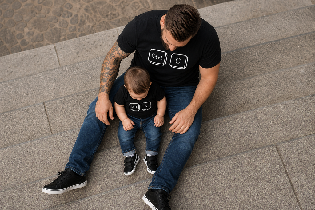 Matching Shirt Set STRG+C STRG+V Vater und Sohn — Bild 3
