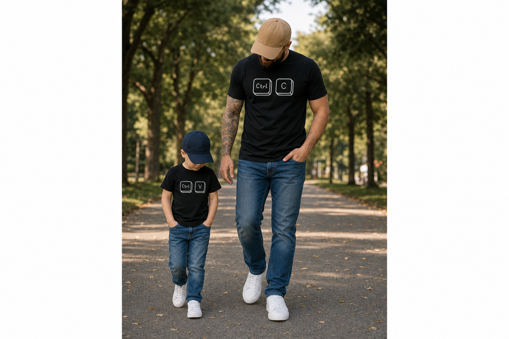 Matching Shirt Set STRG+C STRG+V Vater und Sohn — Bild 5