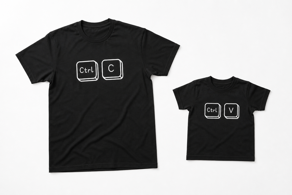 Matching Shirt Set STRG+C STRG+V Vater und Sohn — Bild 6