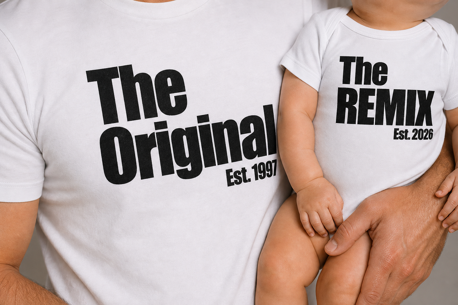 Matching Shirt Set The Original The Remix Vater und Sohn — Product Detail